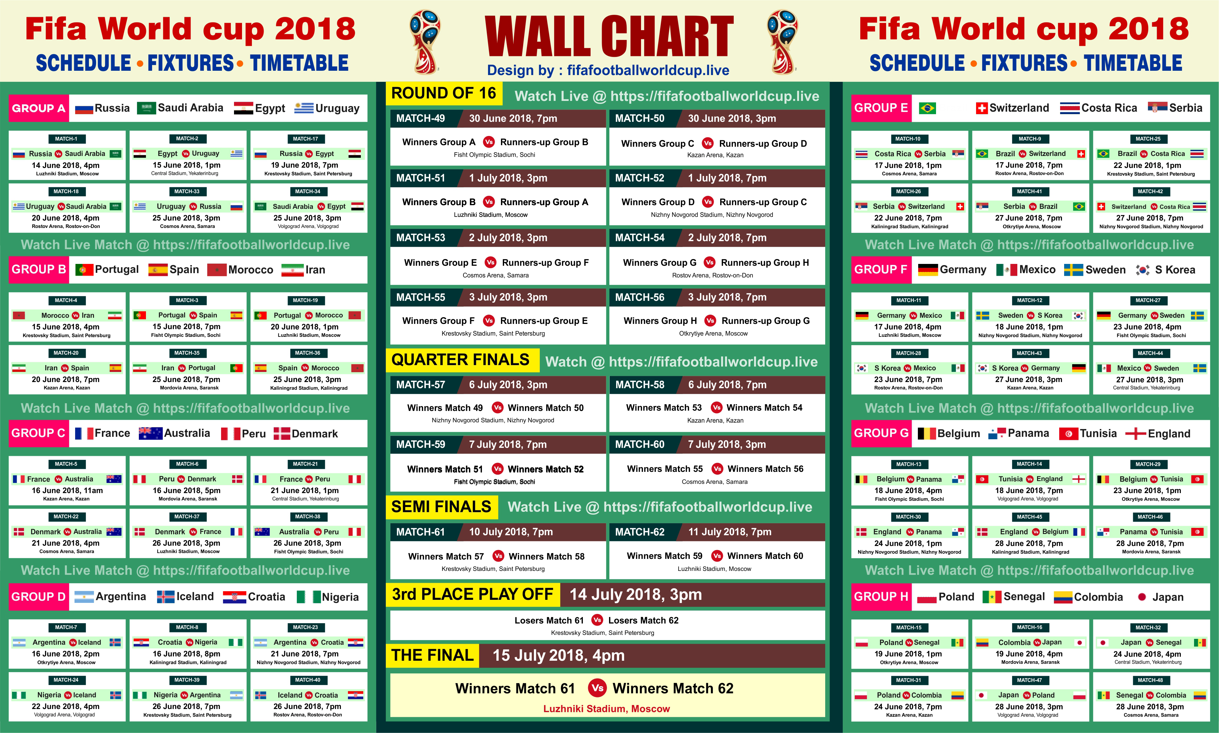 world cup 2018 schedule printable